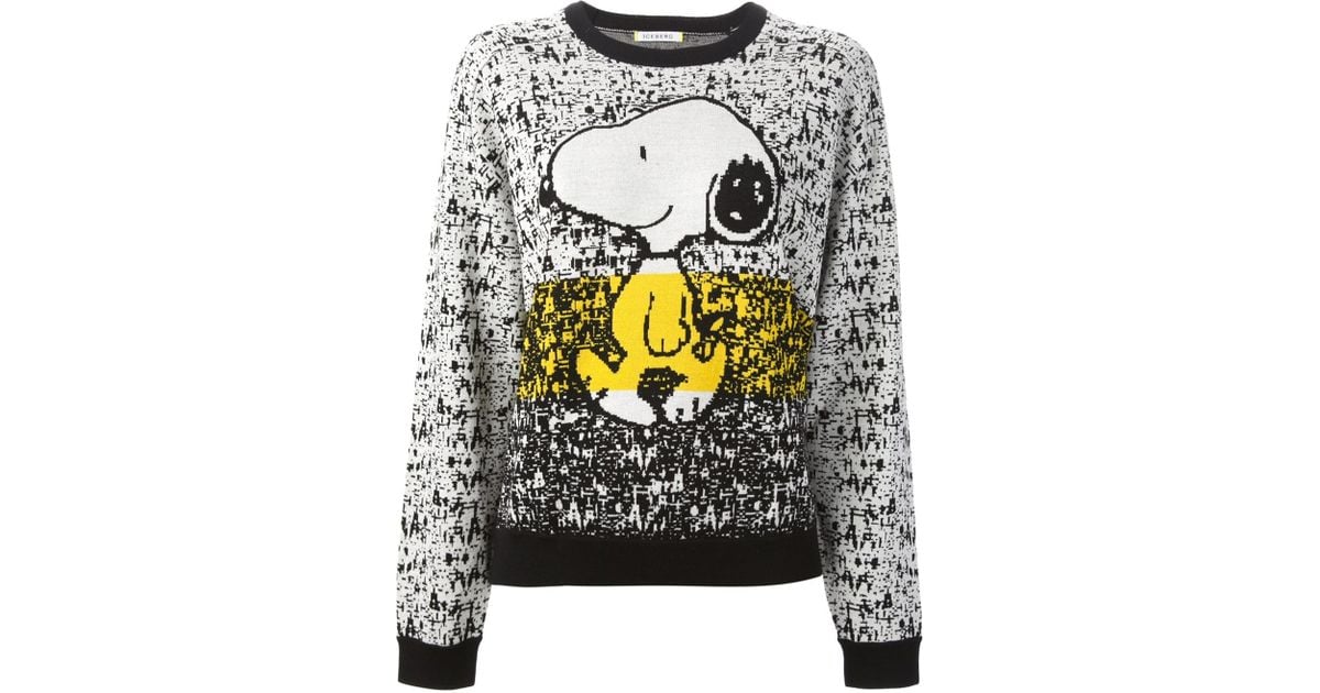 Iceberg Snoopy Sweater in Natural | Lyst