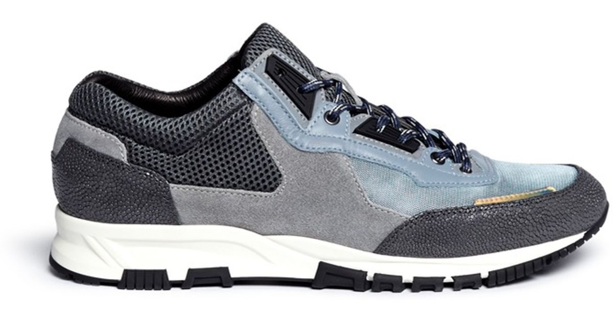 lanvin grey sneakers