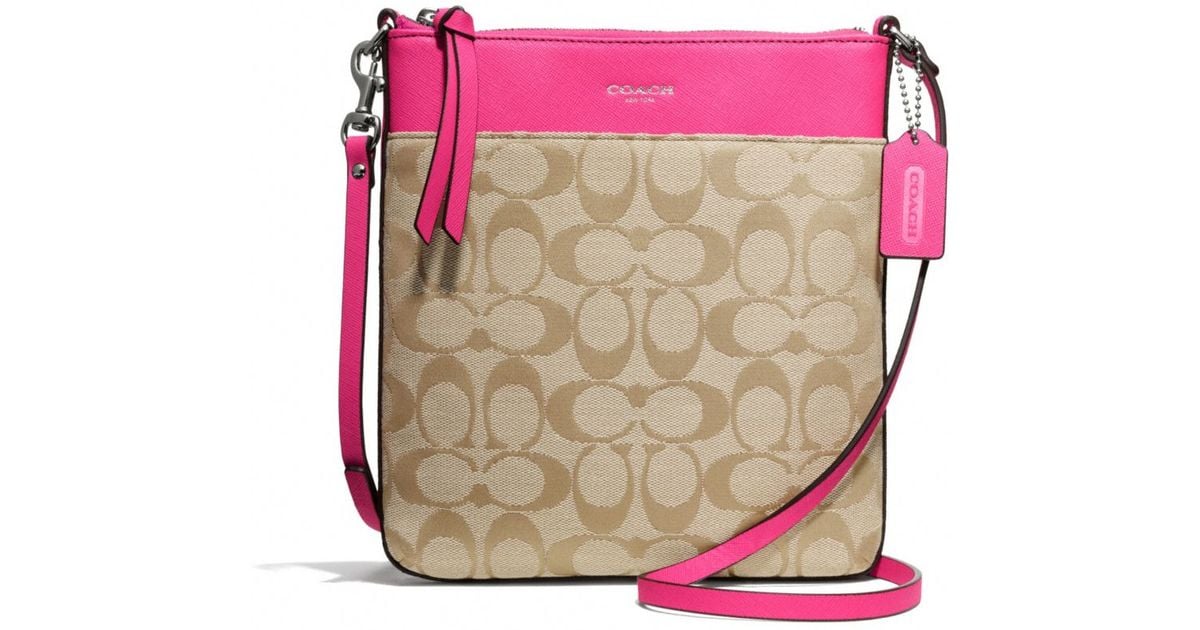 coach pink sling bag