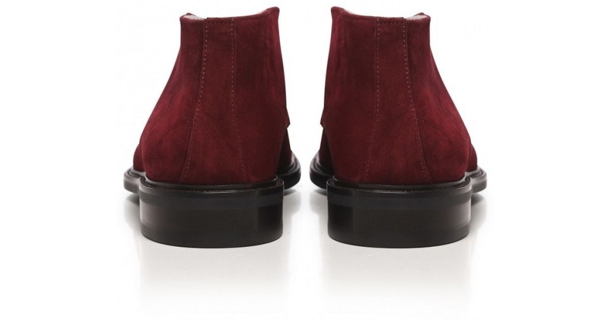 mens shearling lined chukka boots