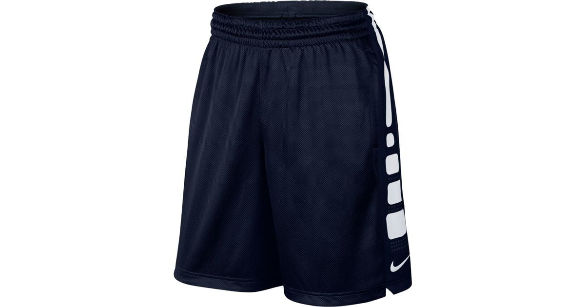 Nike Synthetic Elite Drifit Basketball Shorts in White for Men Lyst