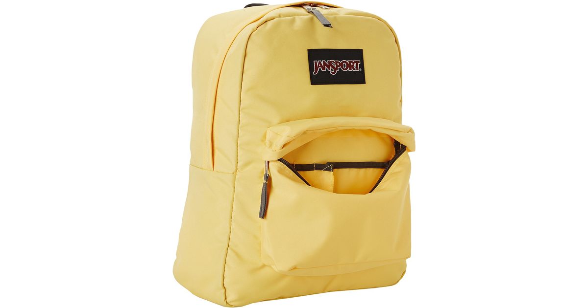 jansport superbreak yellow