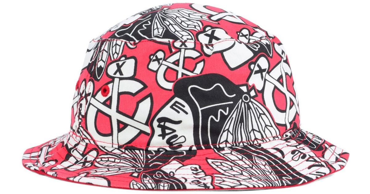 Chicago blackhawks bucket hat Clearance