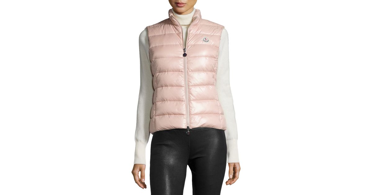 Moncler Ghany Quilted Vest in Light 