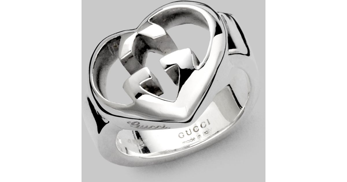 gucci love heart ring