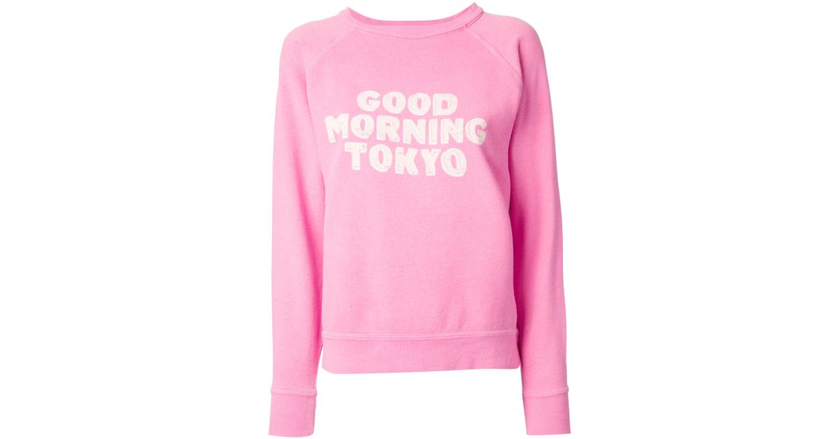 Ãtoile Isabel Marant Good Morning Tokyo Sweatshirt in Pink & Purple (Pink) | Lyst