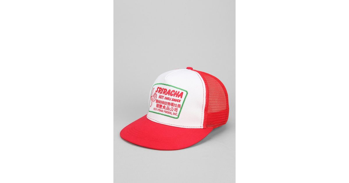 Urban Outfitters Sriracha Trucker Hat in Red for Men Lyst