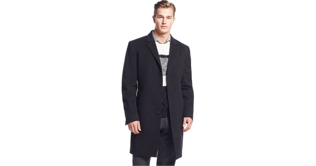 calvin klein cashmere blend coat