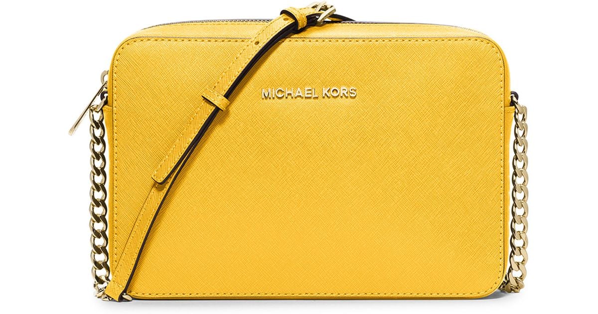yellow michael kors bag