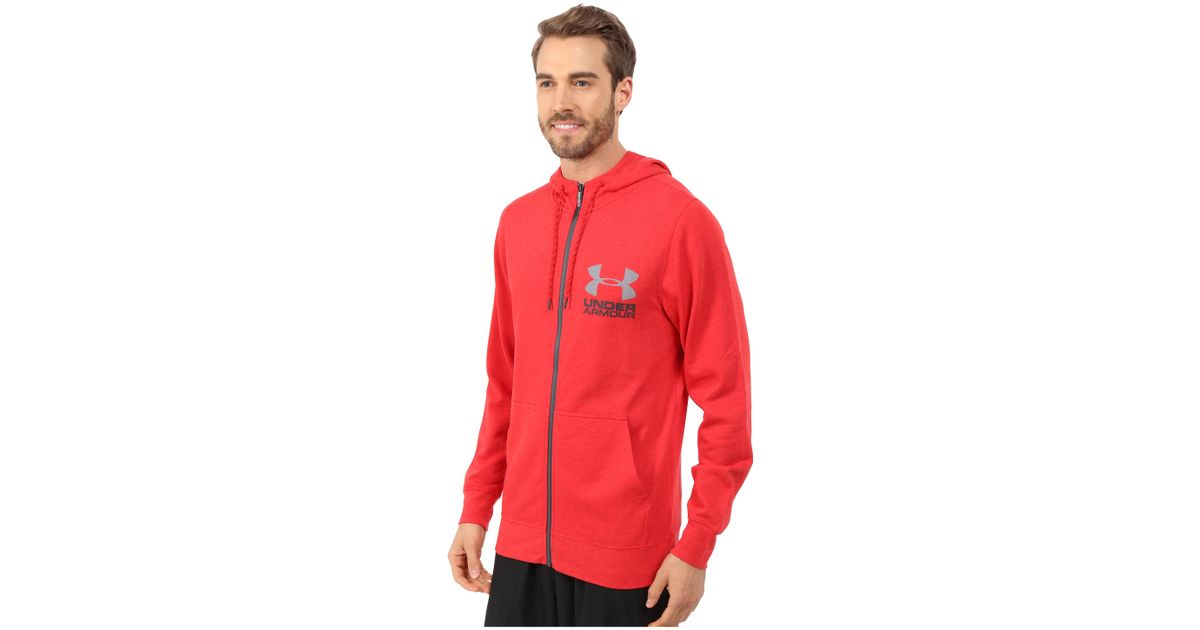 under armour triblend fz hoodie