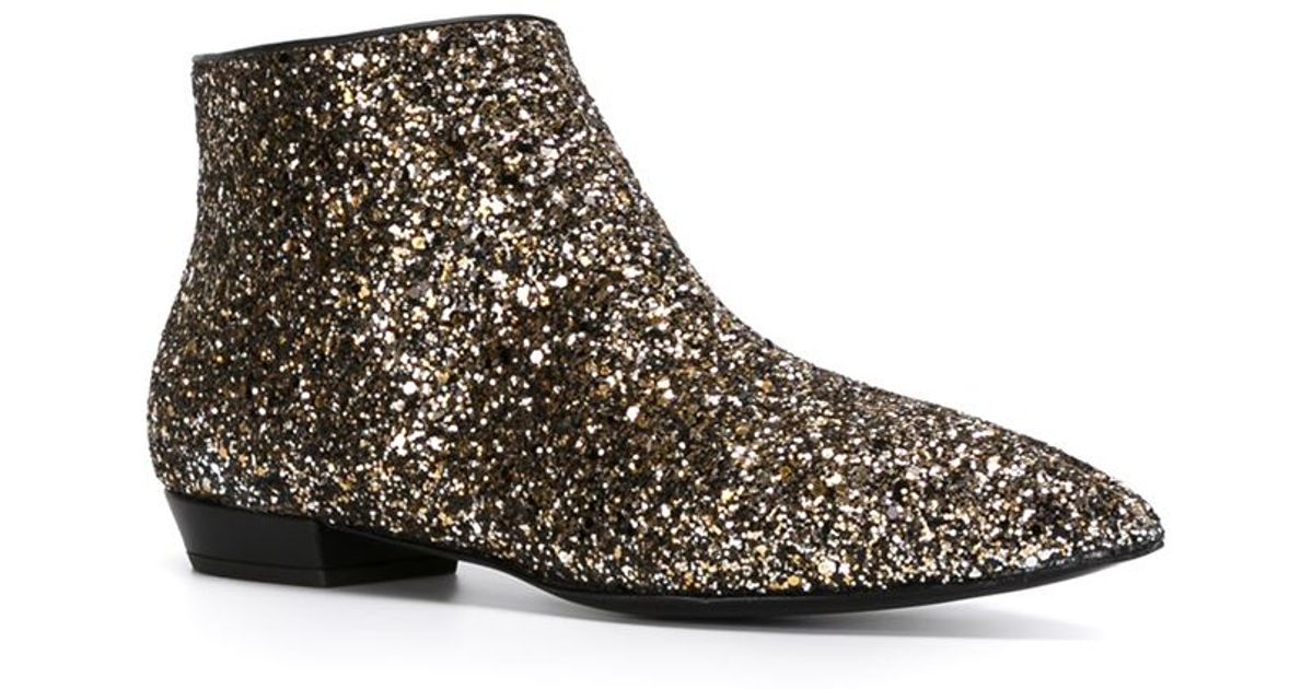 giuseppe zanotti glitter boots