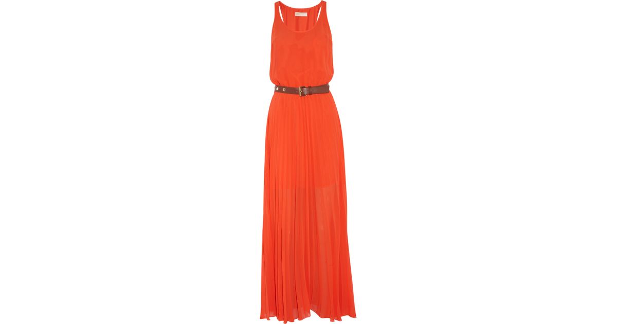 michael kors orange dress