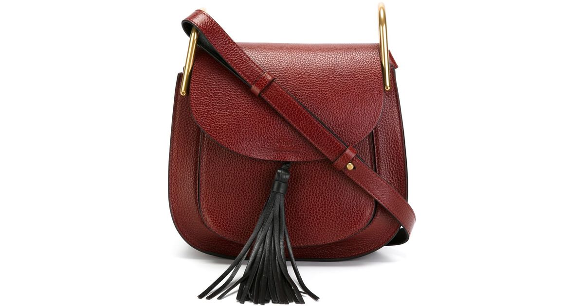 Chlo \u0026#39;hudson\u0026#39; Shoulder Bag in Red | Lyst  