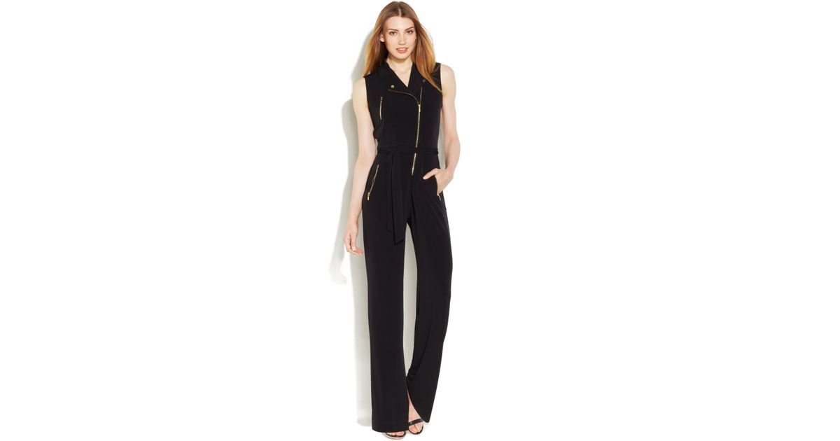 calvin klein black jumpsuit