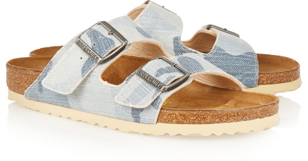 canvas birkenstocks