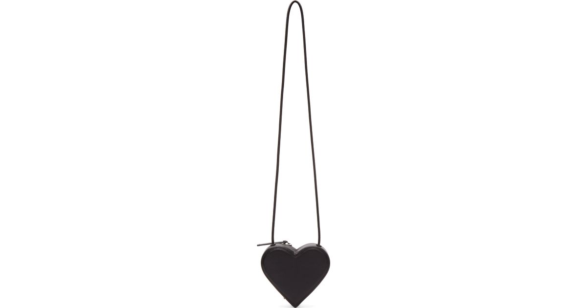 black heart purse