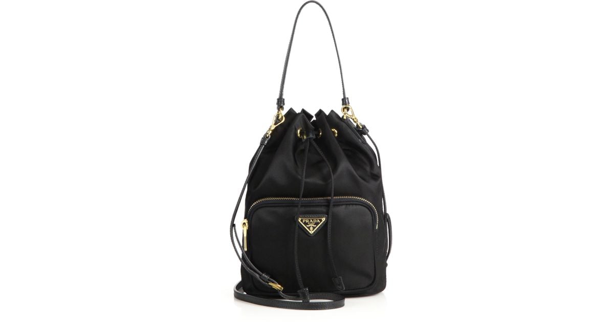 Prada Tess Mini Backpack in Black | Lyst