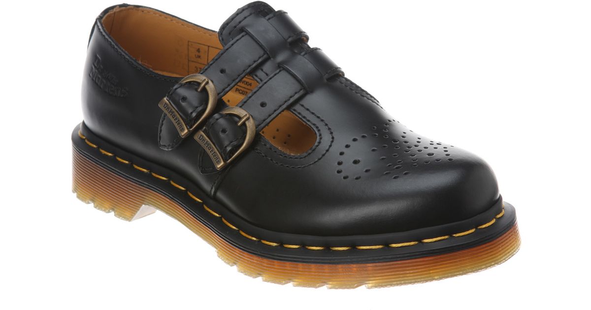 Dr. martens 8065 Mary Jane in Black (Black Smooth) | Lyst