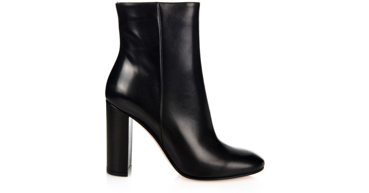 gianvito rossi leather ankle boots