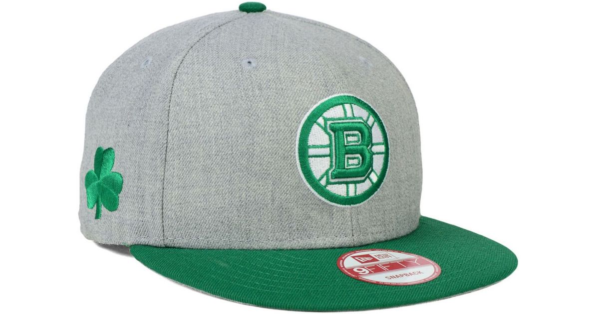 green bruins hat