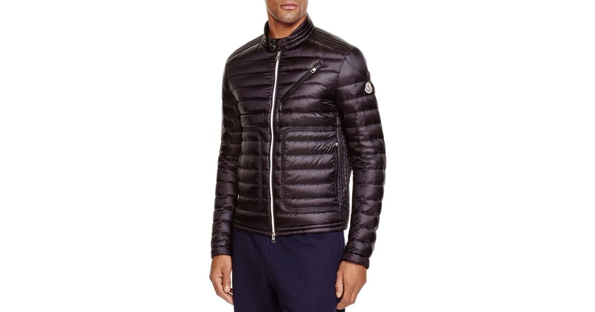 Moncler Picard Moto Down Jacket in 