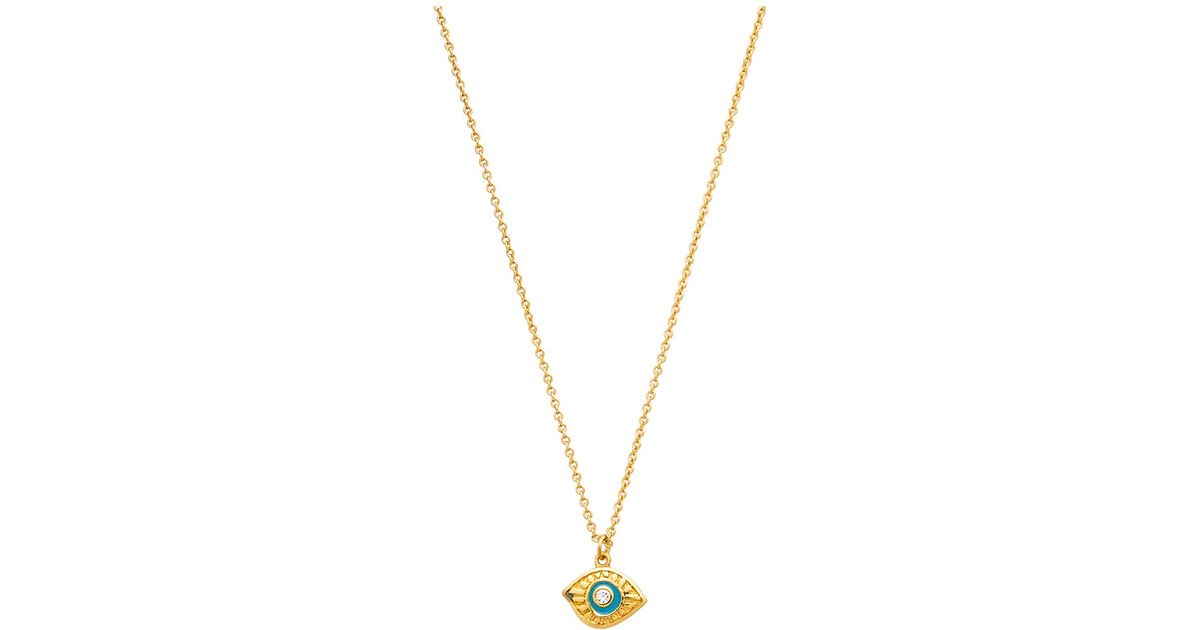 Diamond Evil Eye Necklace curated on LTK