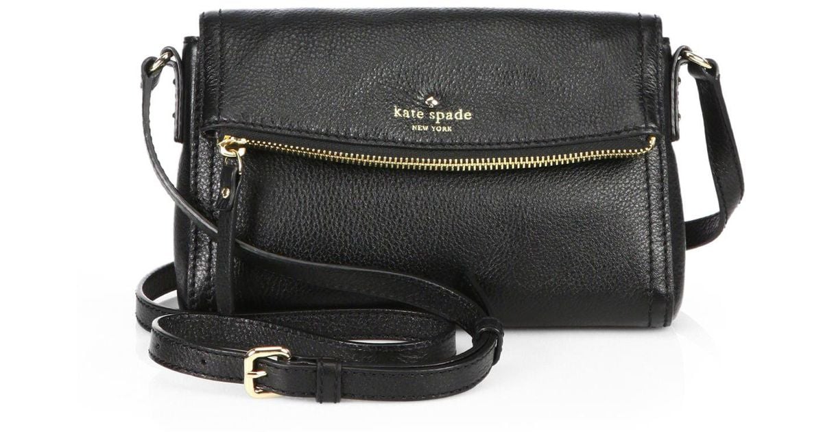 Kate Spade New York Black Cobble Hill Mini Carson Shoulder Bag Kate Spade New York Black Cobble Hill Mini Carson Shoulder Bag
