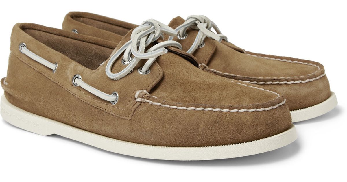 Sperry suede topsiders Clearance