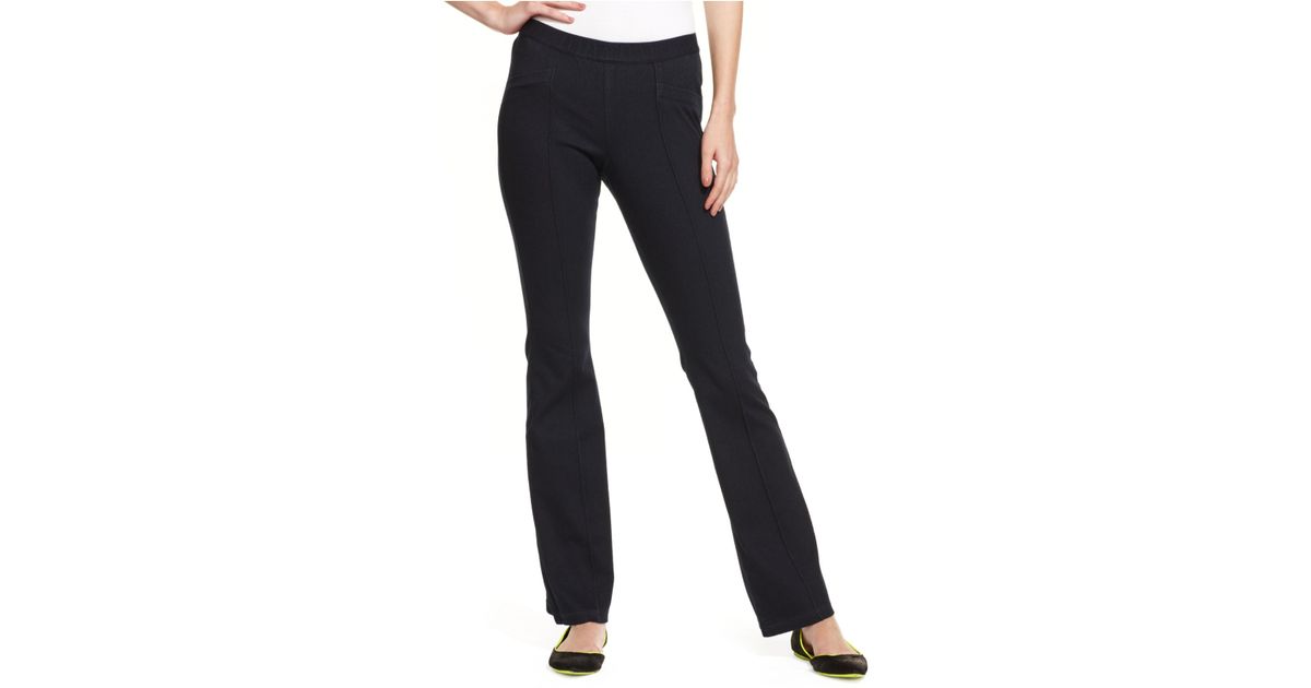 hue bootcut denim leggings