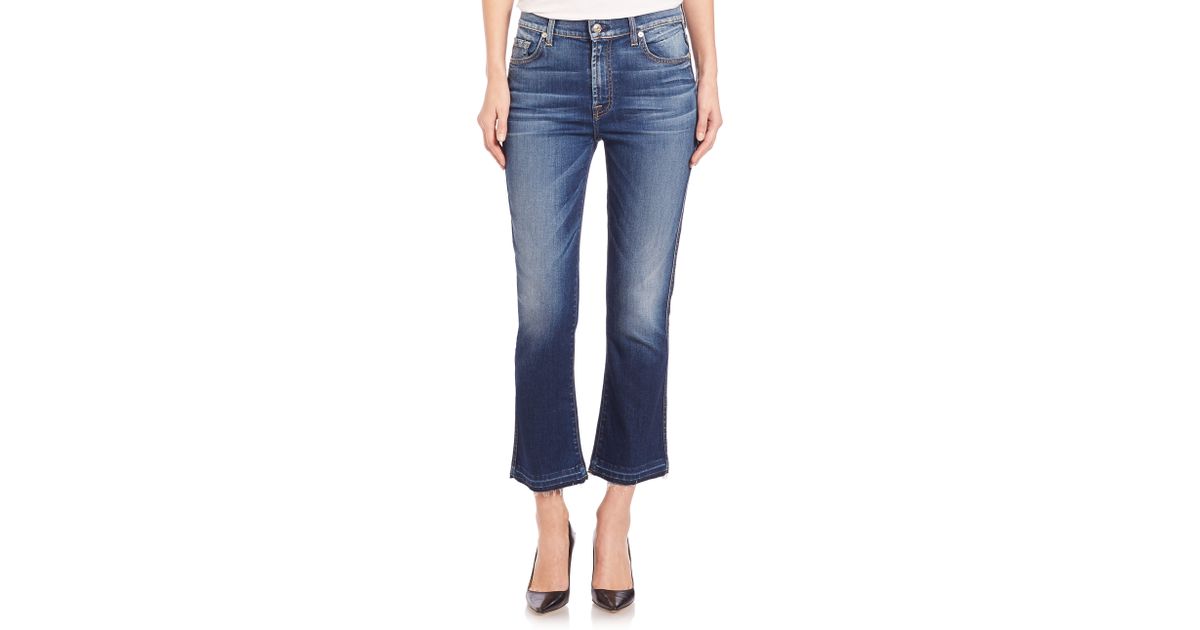 7 for all mankind cropped boot