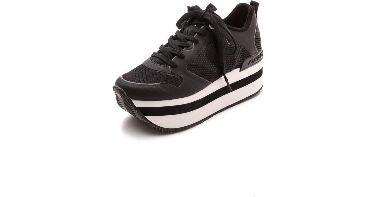 dkny platform sneakers