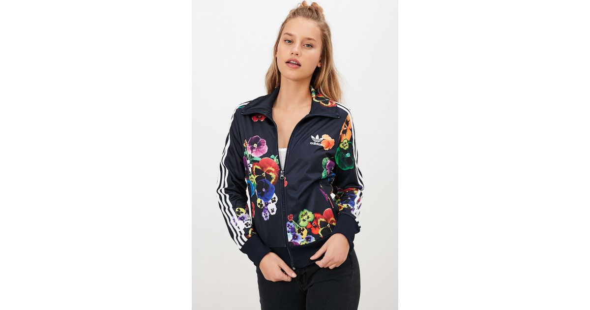 adidas originals floral firebird jacket
