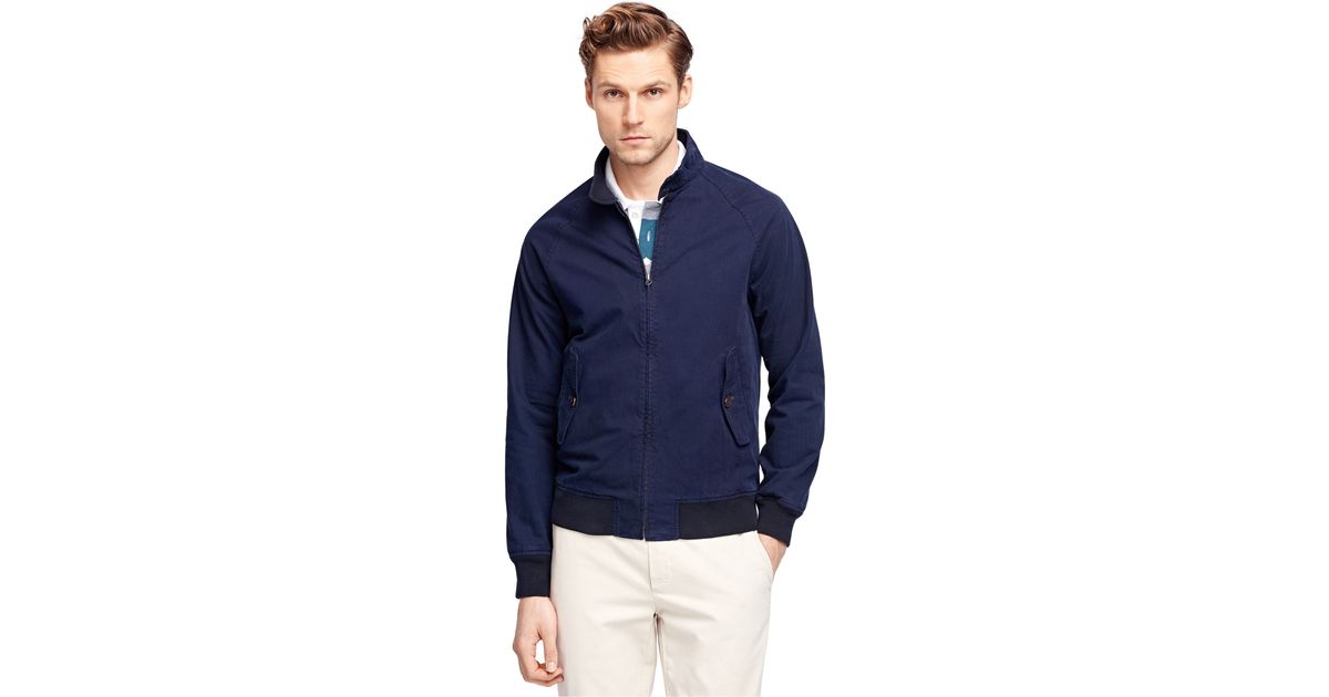 brooks jackets mens blue
