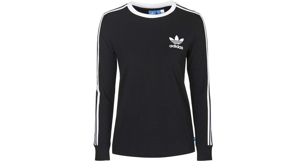 black long sleeve adidas top