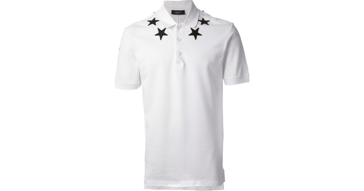 givenchy white polo