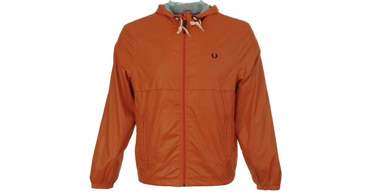 fred perry orange jacket