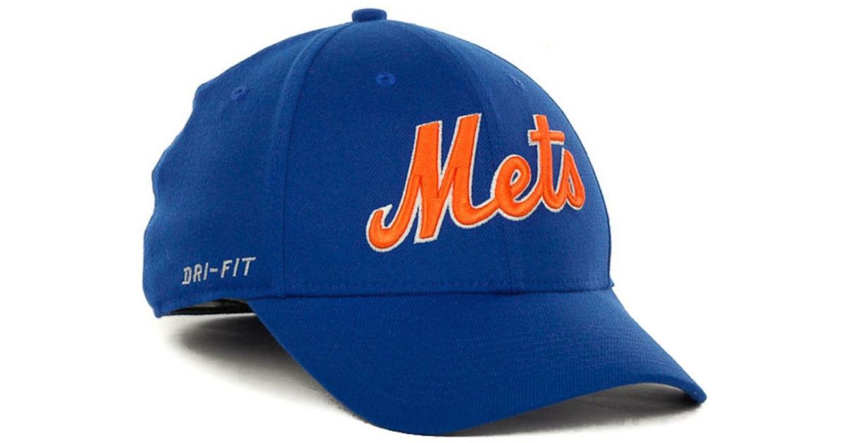 Nike New York Mets Dri-fit Swoosh Flex Cap in Blue for Men - Lyst