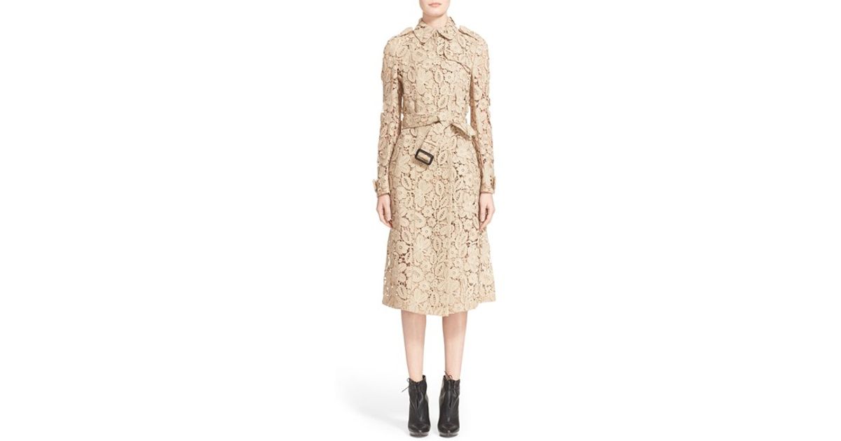 lace burberry trench coat