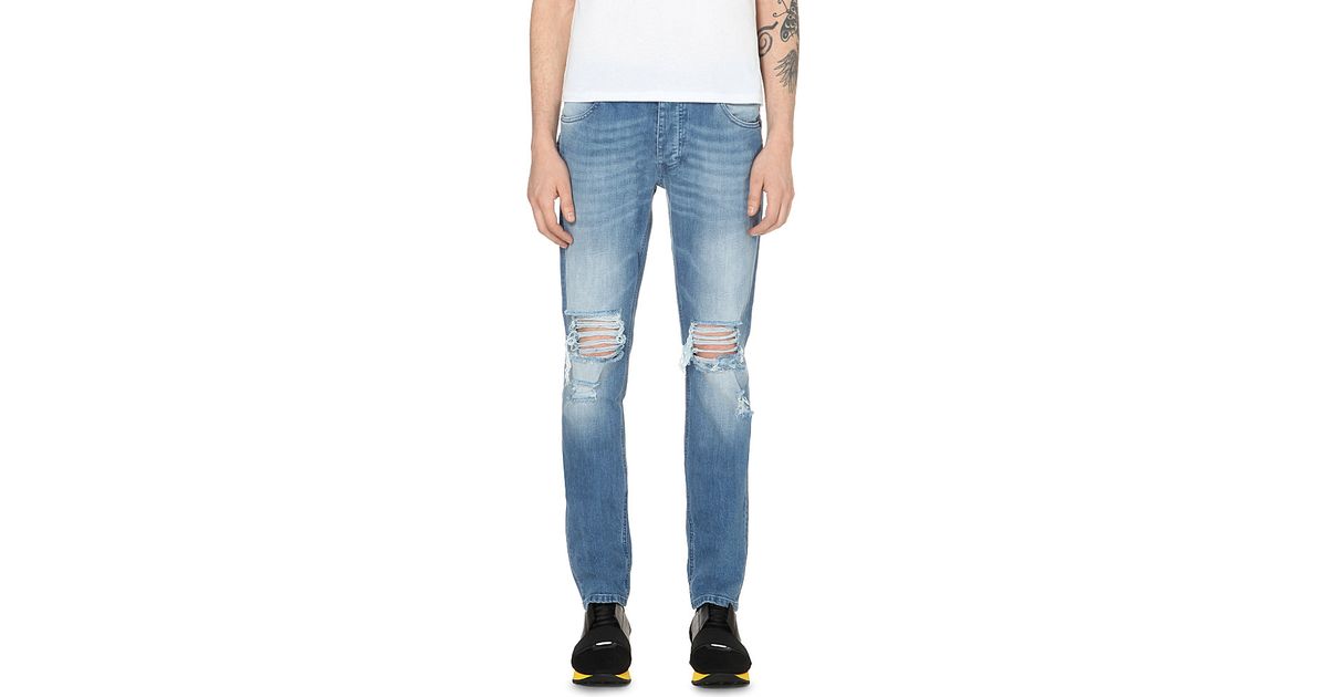 Trapstar Distressed Regular-Fit Jeans - For Men in Blue for Men - Lyst
