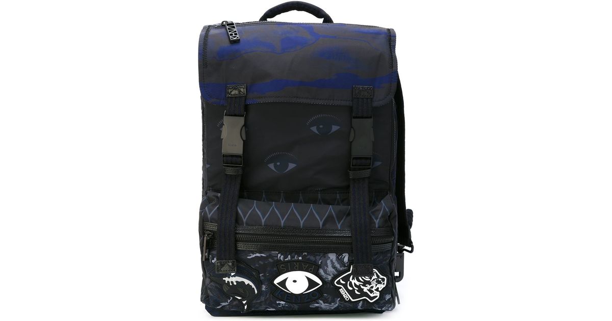 KENZO Synthetic Multi Icon Backpack in 