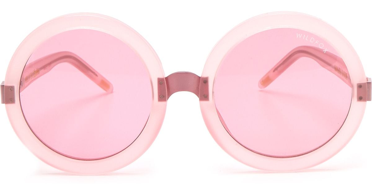 Wildfox Malibu Barbie Sunglasses - Rose/Pink Sun | Lyst