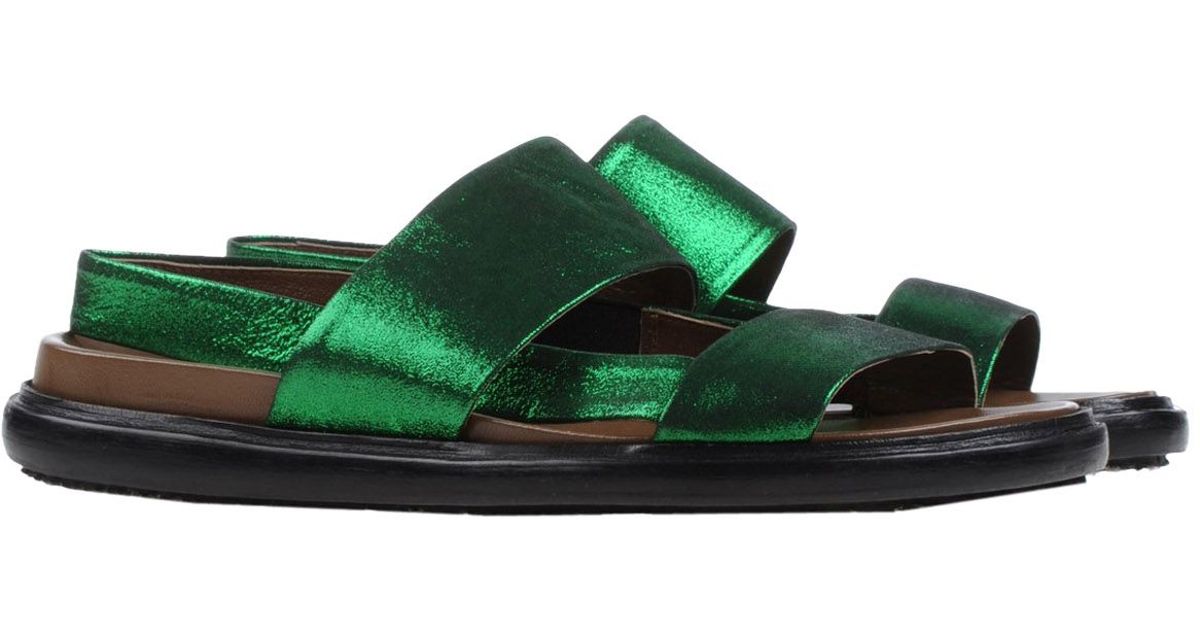 marni satin fisherman sandals