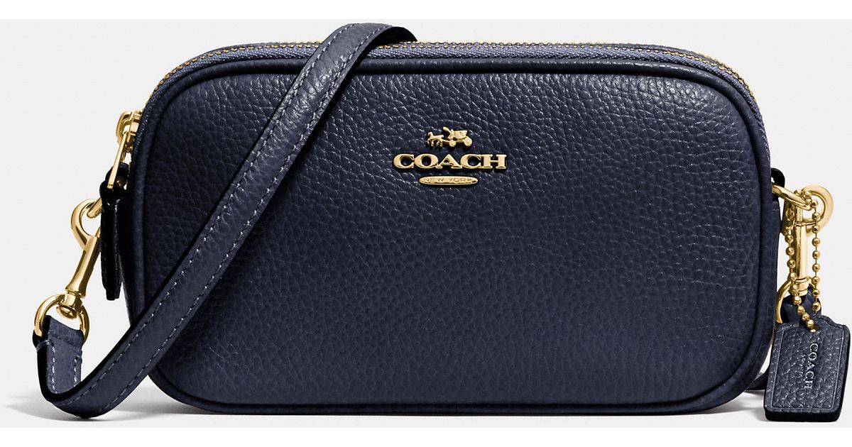 coach navy crossbody