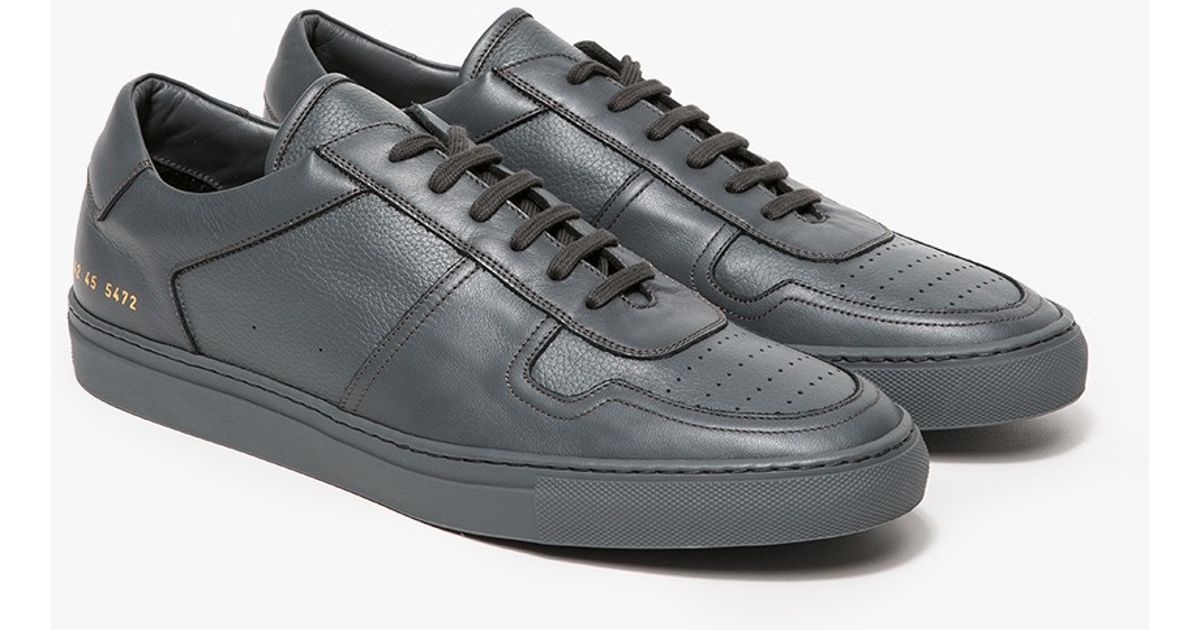 Lyst - Common Projects Bball Low In Dark Grey in Black for Men