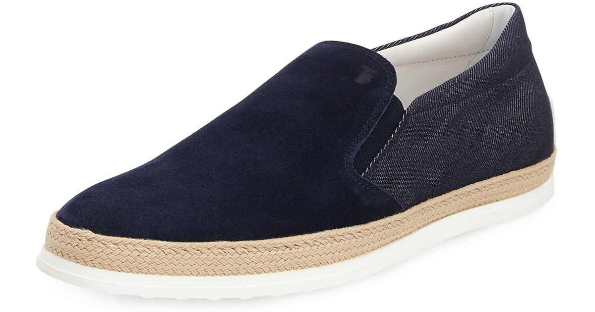 tod's espadrilles mens
