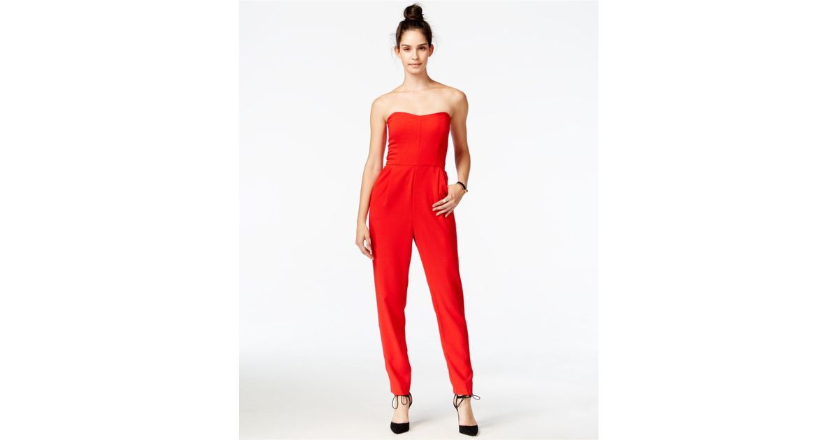 rachel roy red jumpsuit