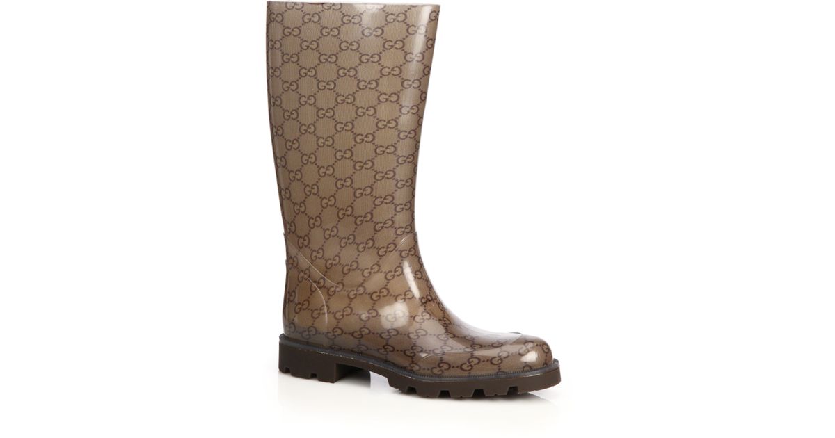 Gucci rain boots 