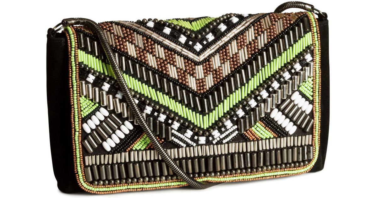 beaded clutch bag