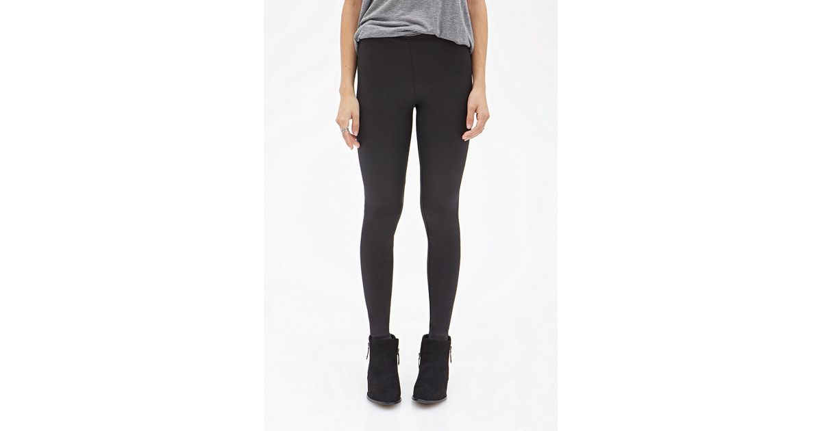 Classic Knit Leggings in Black 