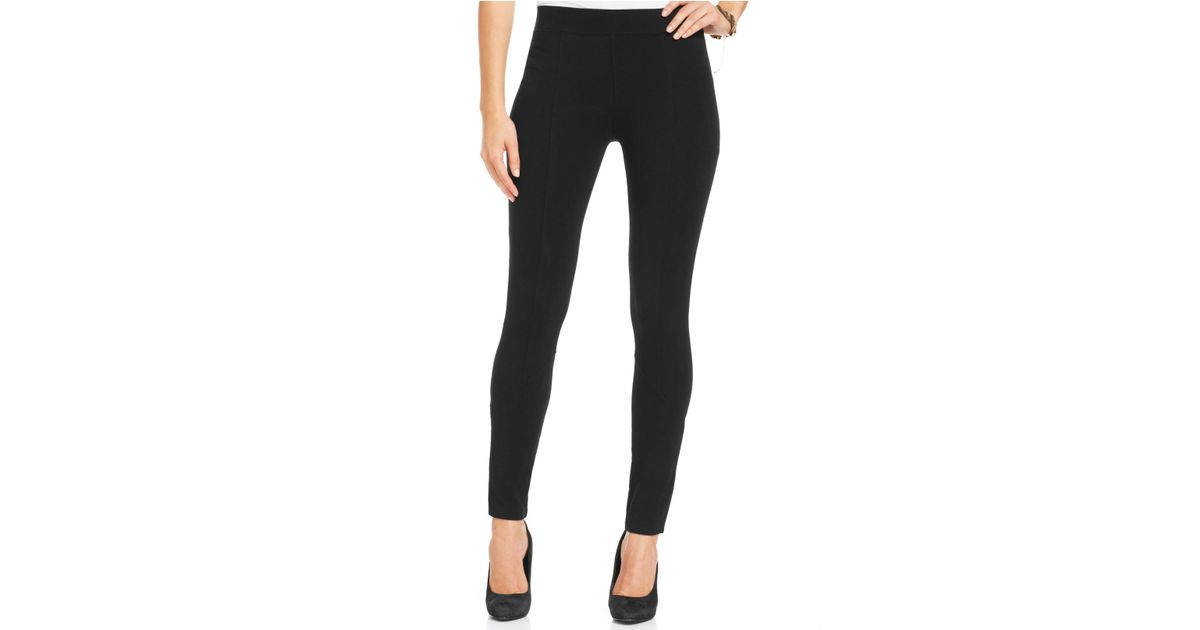black skinny pull on pants